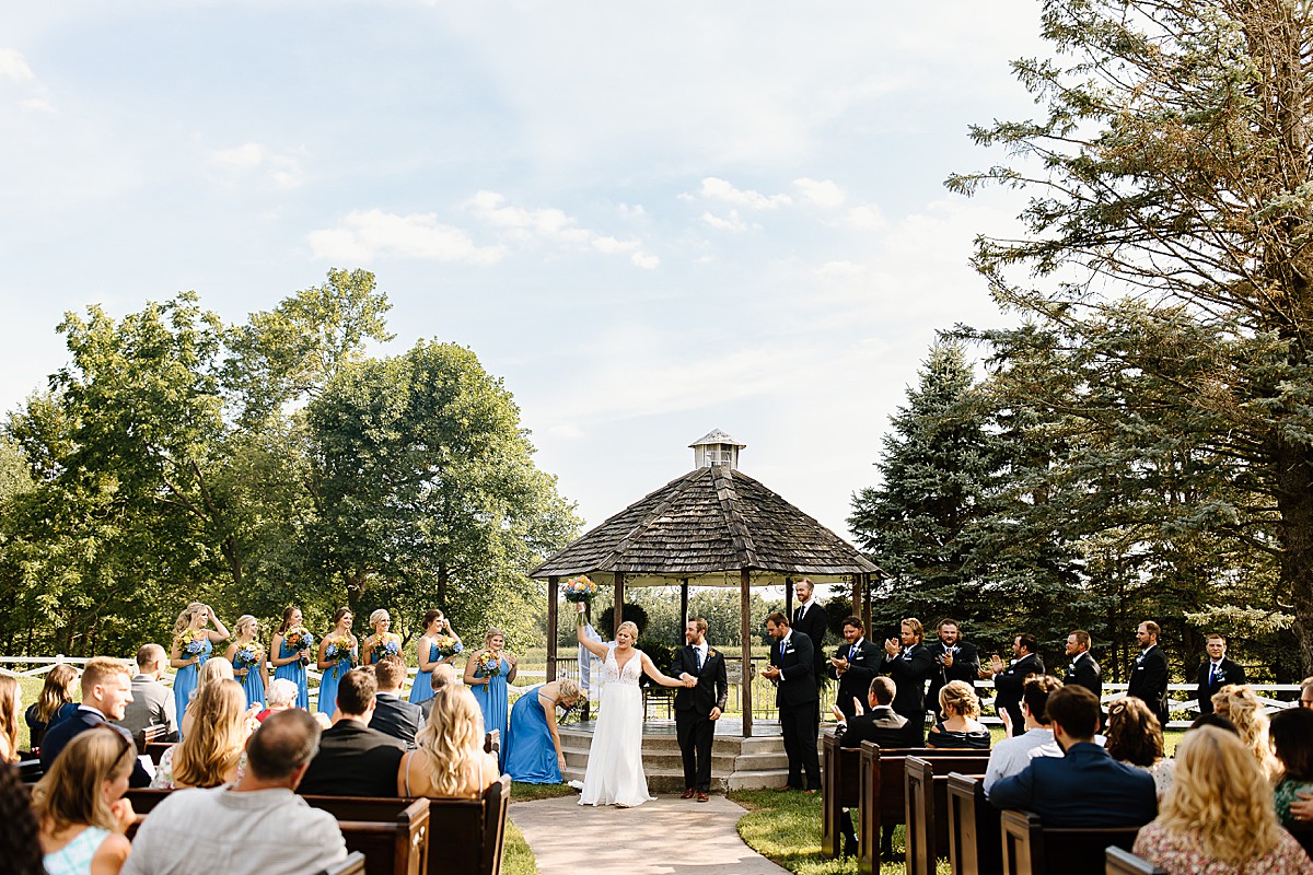 Erickson Farmstead wedding ceremony