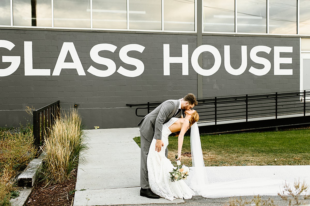 Glass House wedding