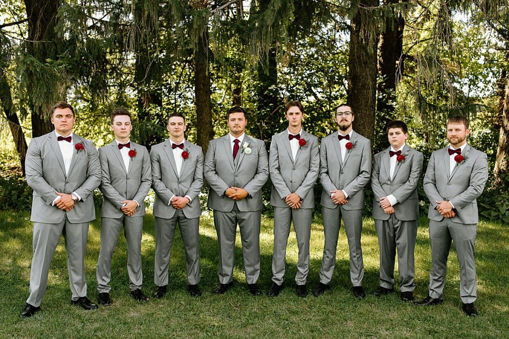 Abella wedding groomsmen