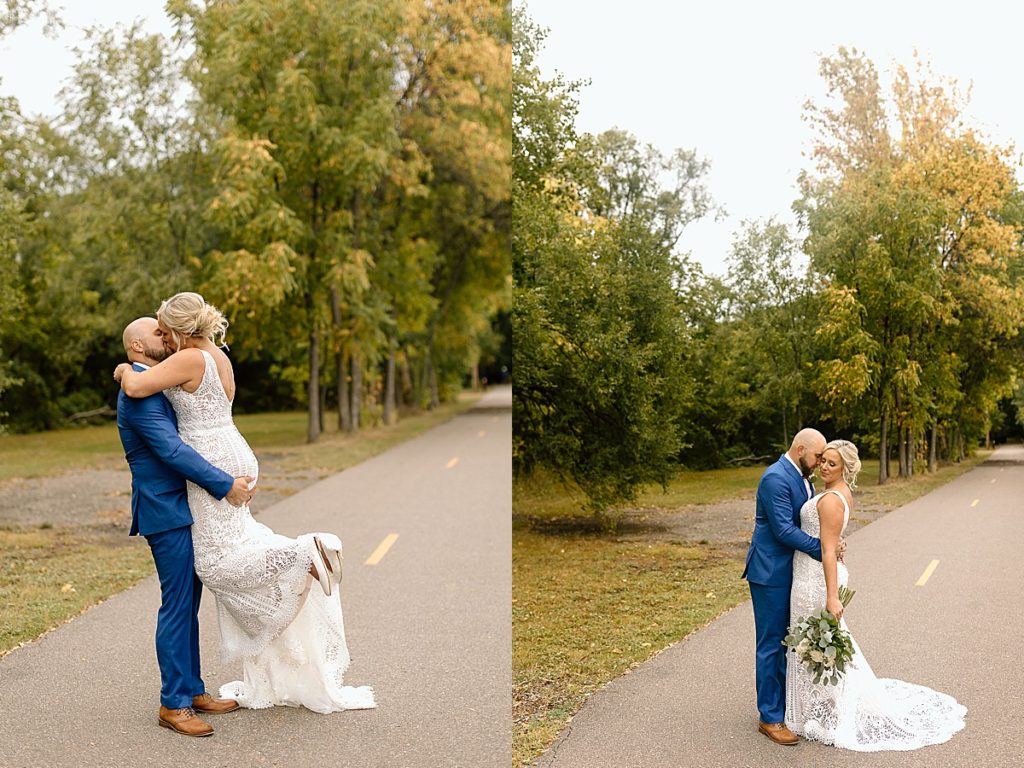 Fall wedding at The Mill Site